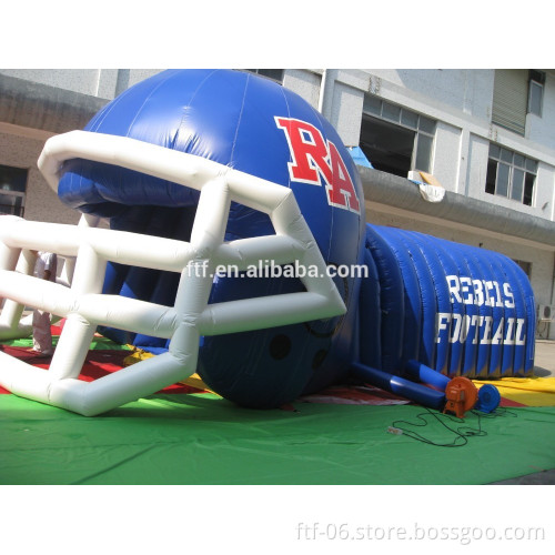 inflatable sport tunnel on sale _made of tarpulin fabric material sport tunnel